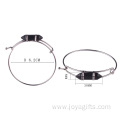 Beauty Hexagonal Prism Natural Black Onyx Stone Jewelry Bangle